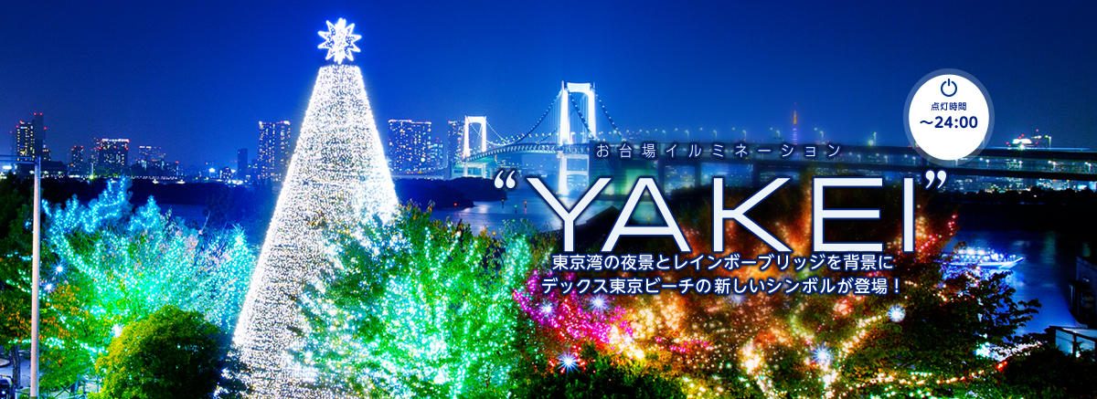 お台場イルミネーション“YAKEI”～冬Ver.～